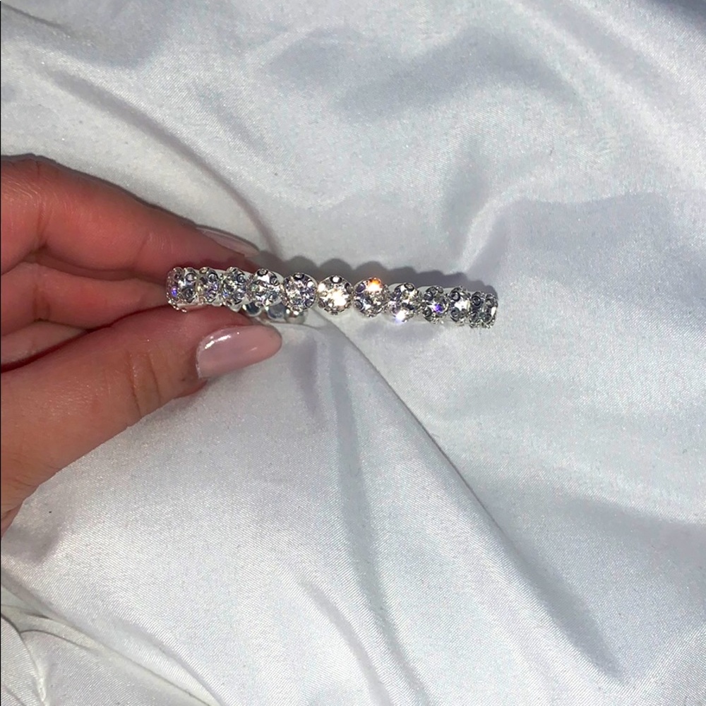 Faux diamond bracelet